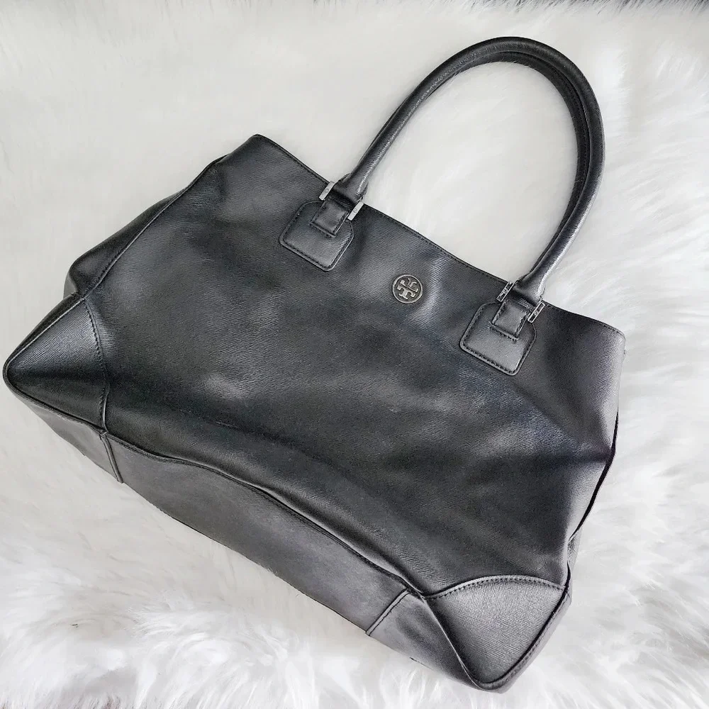 Tory Burch Hudson Bay Robinson Leather Tote